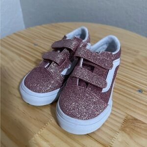 Glittery Pink Kids Shoes - VANS - NEVER WORN